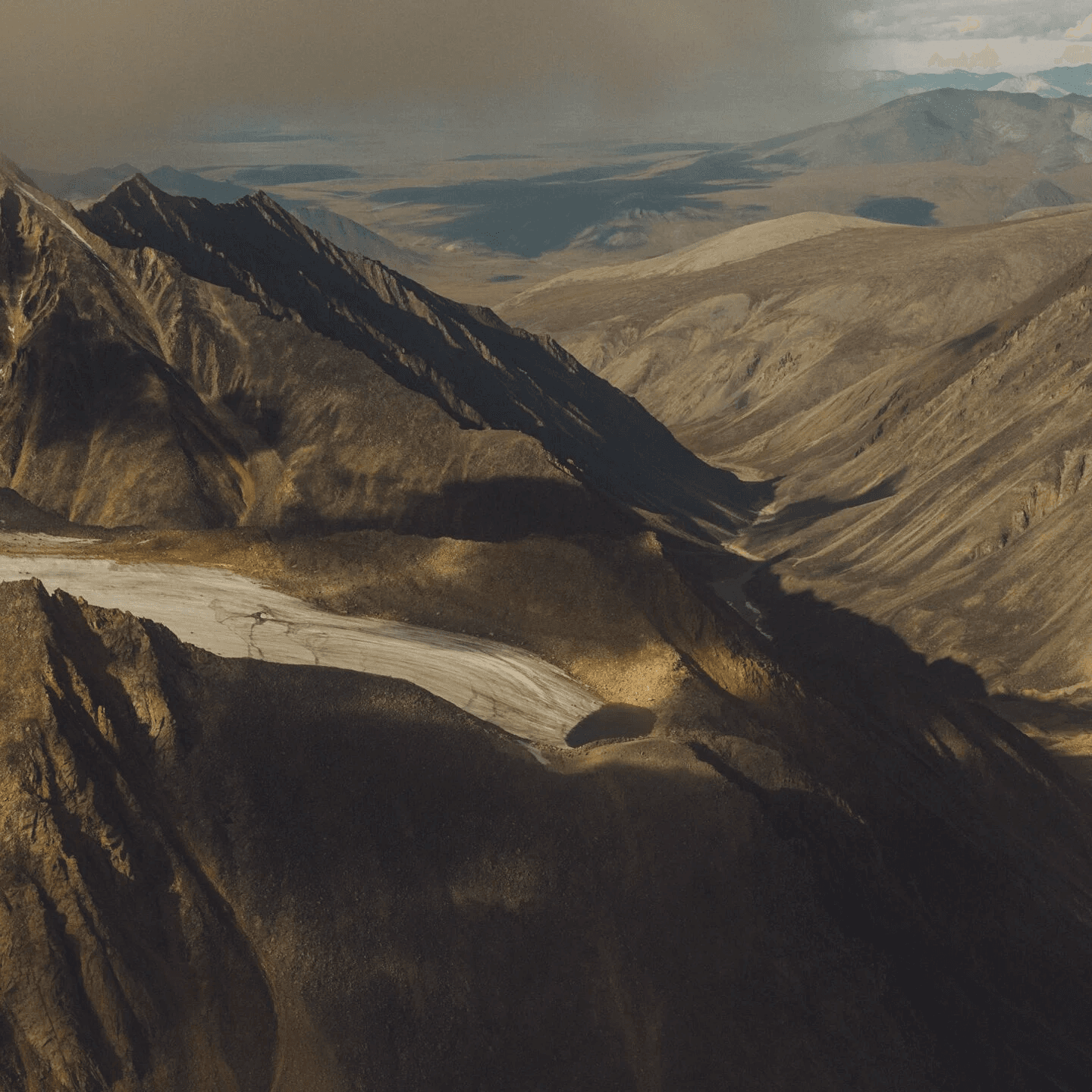 Glass and water sculpture, gallery view